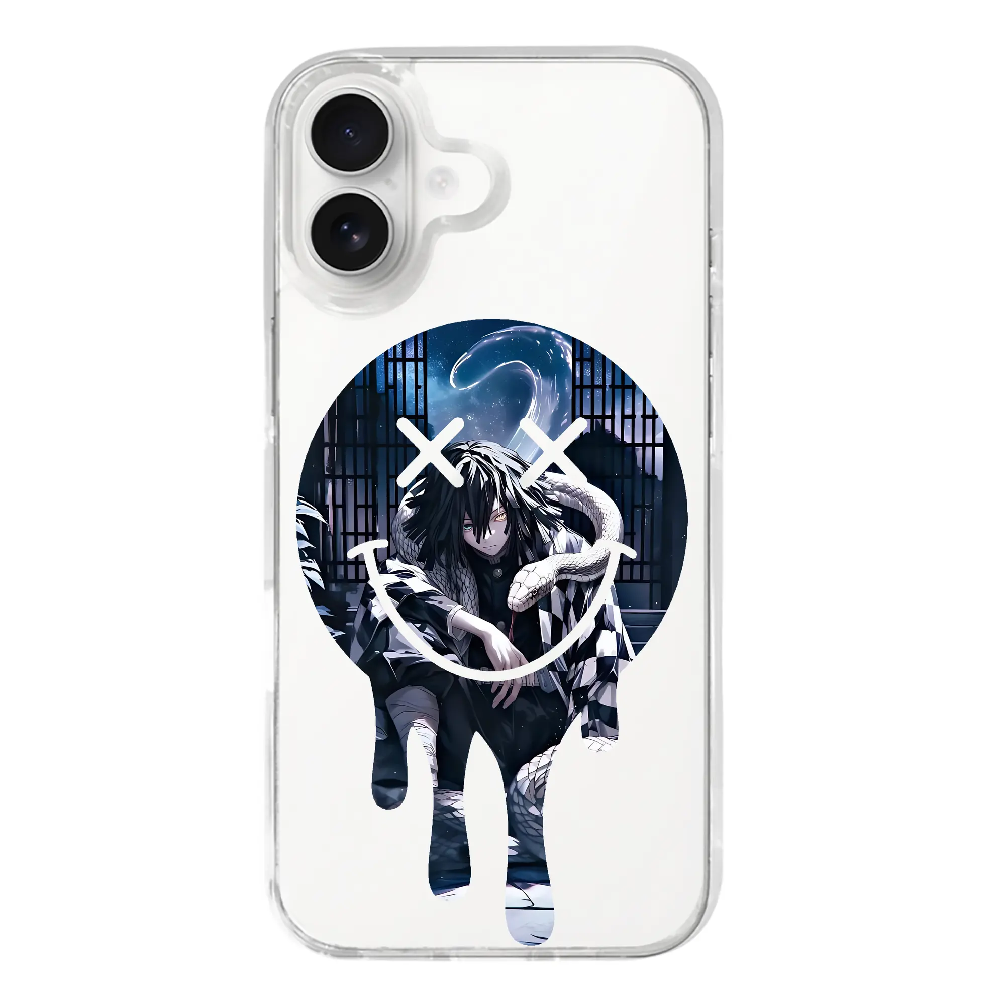 鬼滅の刃 グッズ,伊黒 小芭内 - iPhone 17シリーズ 透明スマホケース – 薄型・耐衝撃・精密フィット保護カバー